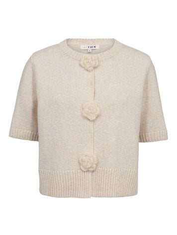 A-View Agnes knit cardigan light sand