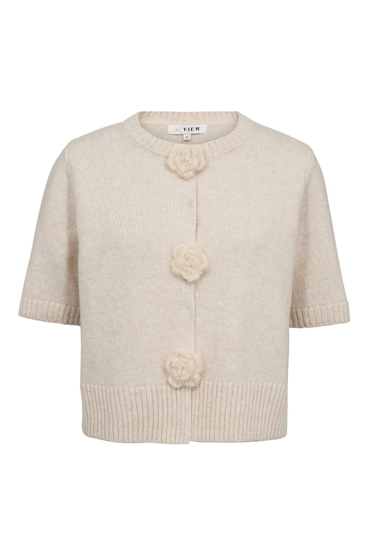 A-View Agnes knit cardigan light sand A-View