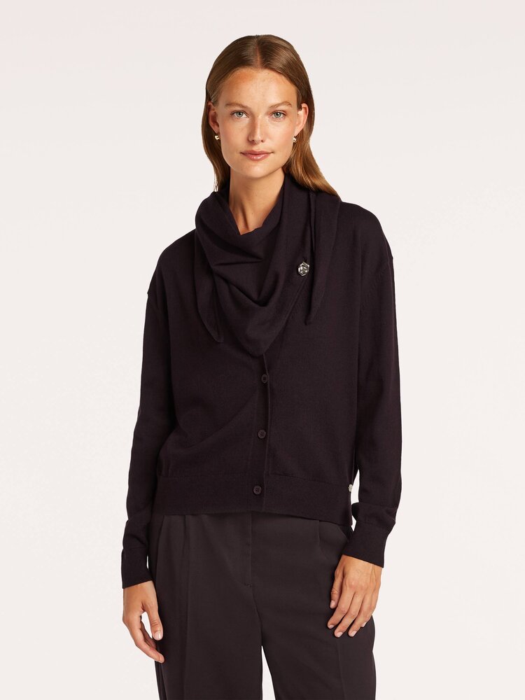 Beaumont Bryony cardigan plum Beaumont