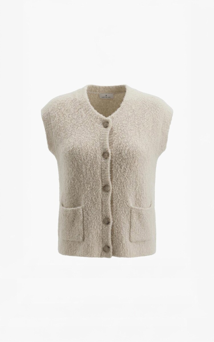 Aímée the label CayenneW6 waistcoat off-white Aimee the Label