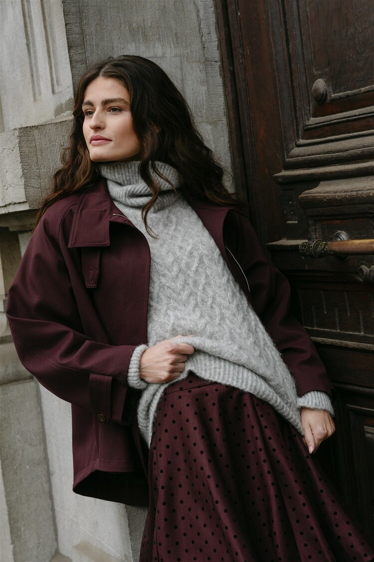Aímée the label LombokW6 jacket burgundy Aimee the Label