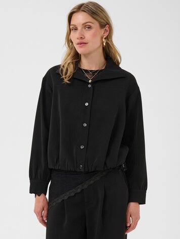 Cream Bine shirt pitch black