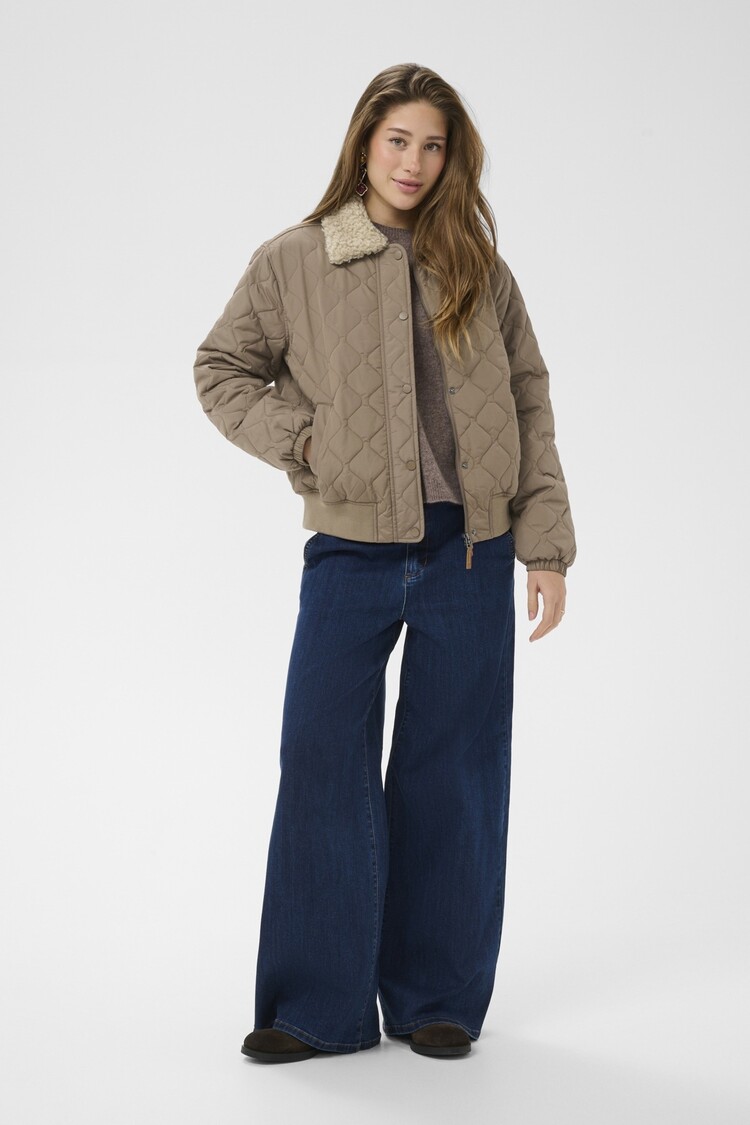 Cream CRArwen bomber jacket brown lentil Cream