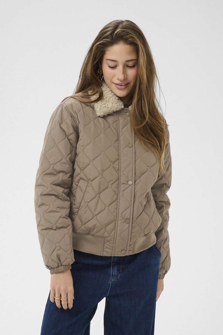 Cream CRArwen bomber jacket brown lentil Cream