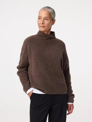 Knit-ted Kim pullover choco