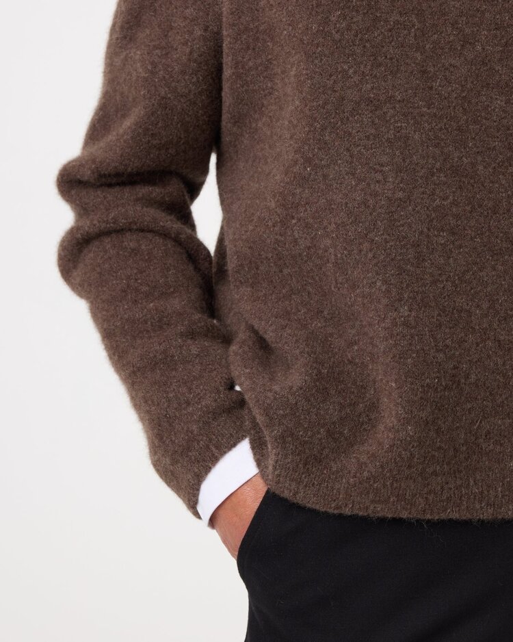 Knit-ted Kim pullover choco Knit-ted