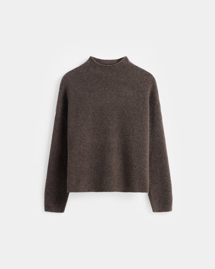 Knit-ted Kim pullover choco Knit-ted