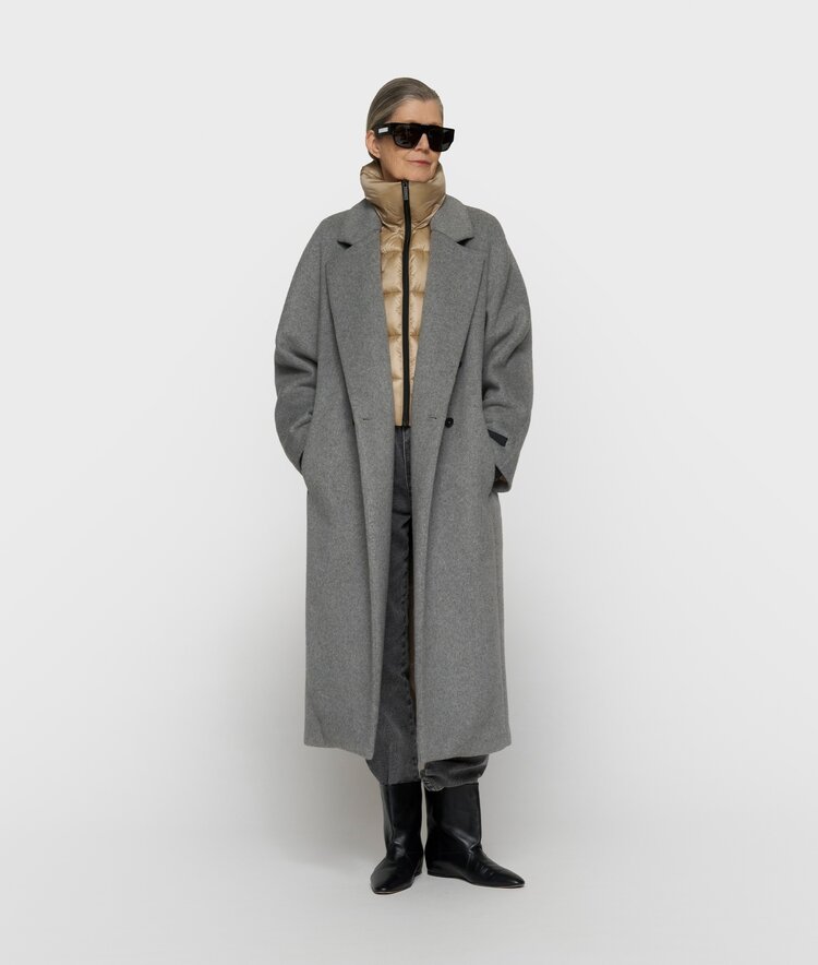 10DAYS The chic coat grey melee 10Days