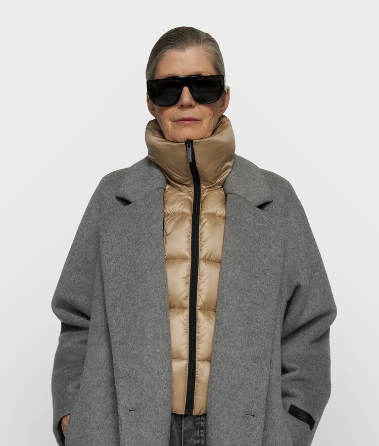 10DAYS The chic coat grey melee 10Days
