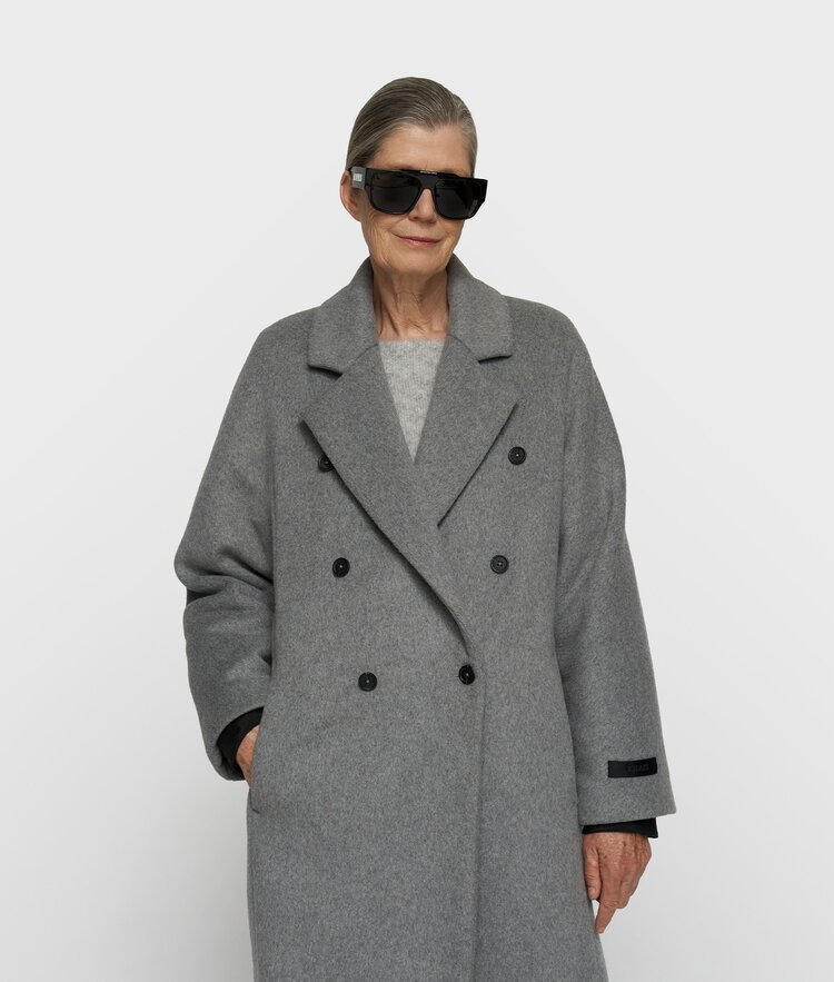 10DAYS The chic coat grey melee 10Days