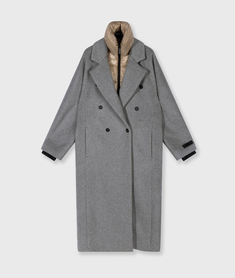 10DAYS The chic coat grey melee 10Days
