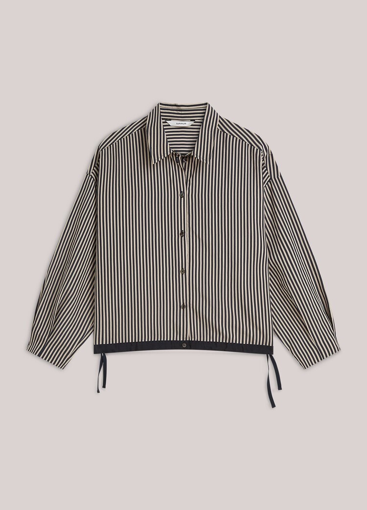 Summum Woman Blouse boxy two tone midnight blue Summum Woman