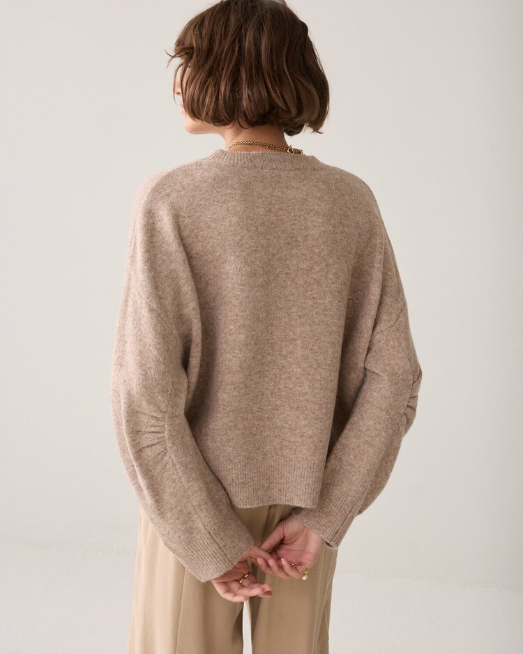 Summum Woman Boxy sweater light taupe Summum Woman