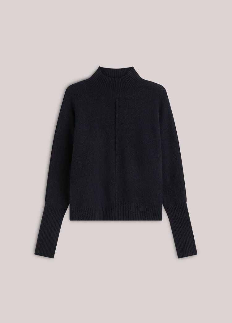 Summum Woman Batwing sweater melange midnight blue Summum Woman