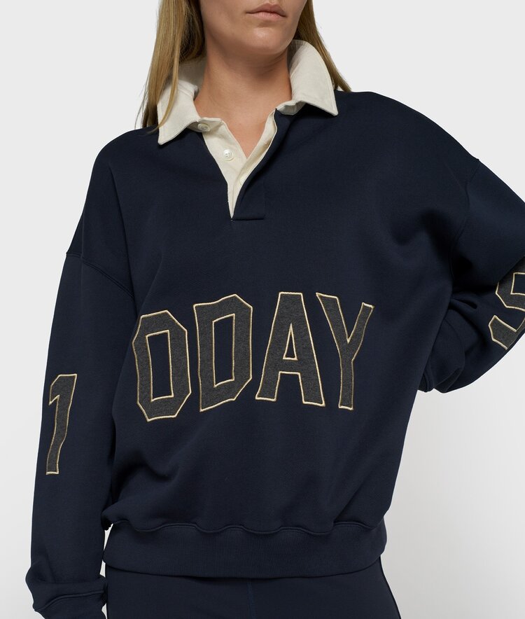 10DAYS Statement rugby sweater night sky 10Days
