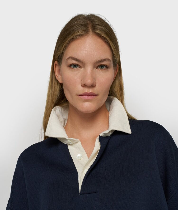 10DAYS Statement rugby sweater night sky 10Days