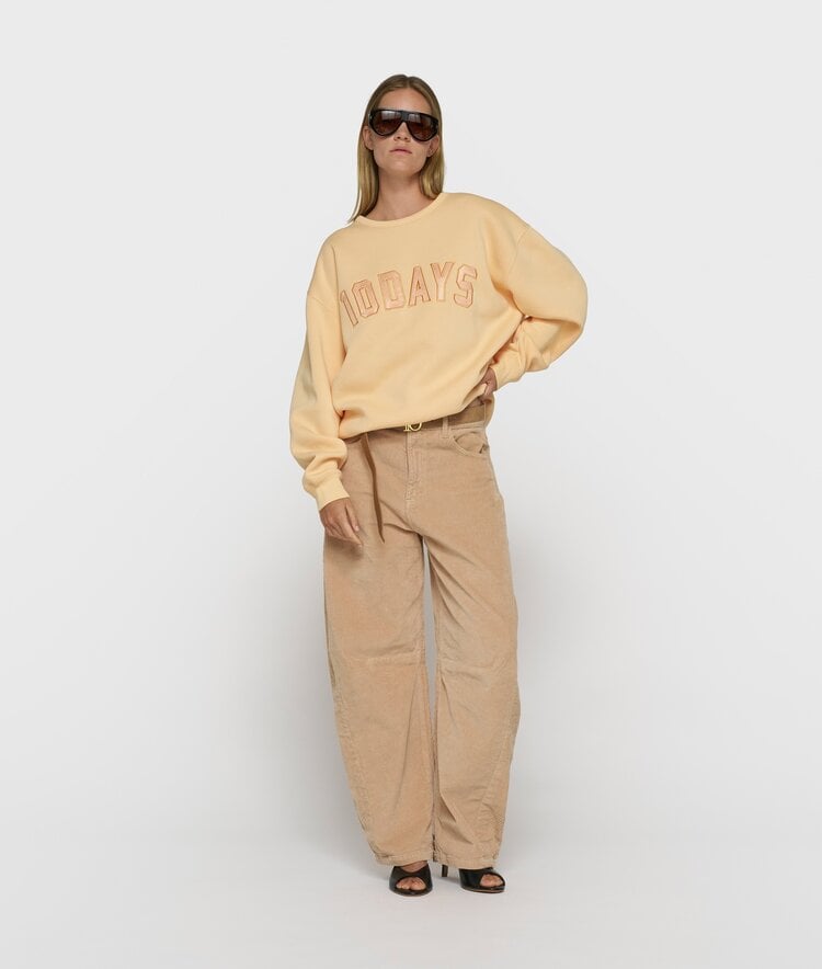 10DAYS Western pants cord grey mango 10Days