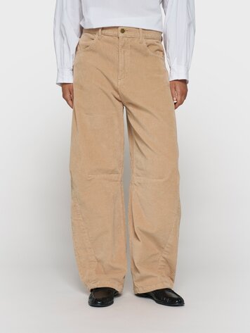 10DAYS Western pants cord grey mango
