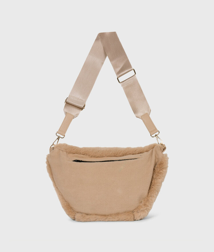 10DAYS Fluffy fanny pack grey mango 10Days