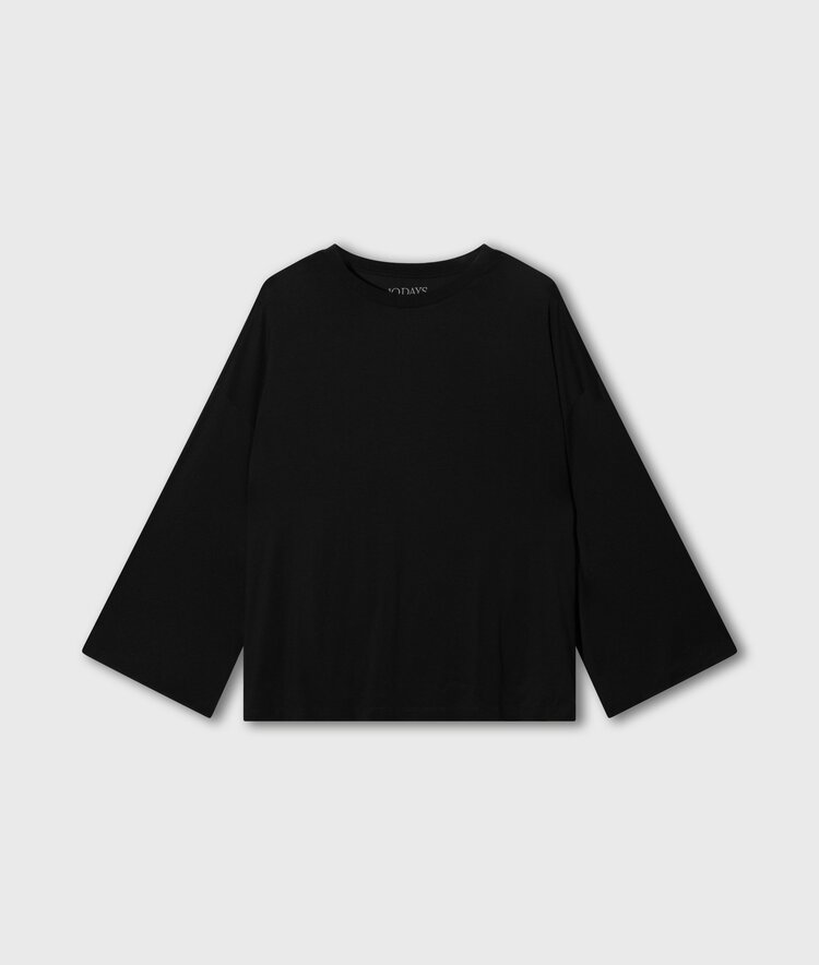 10DAYS Chique long sleeve tee black 10Days