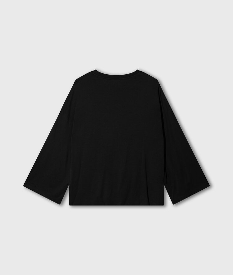 10DAYS Chique long sleeve tee black 10Days