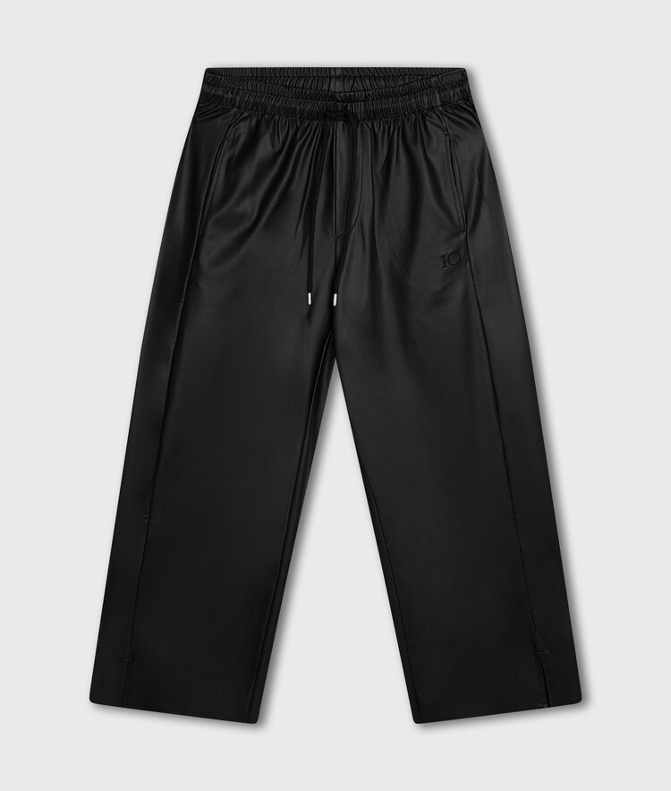 10DAYS Wide leg PU pants black 10Days