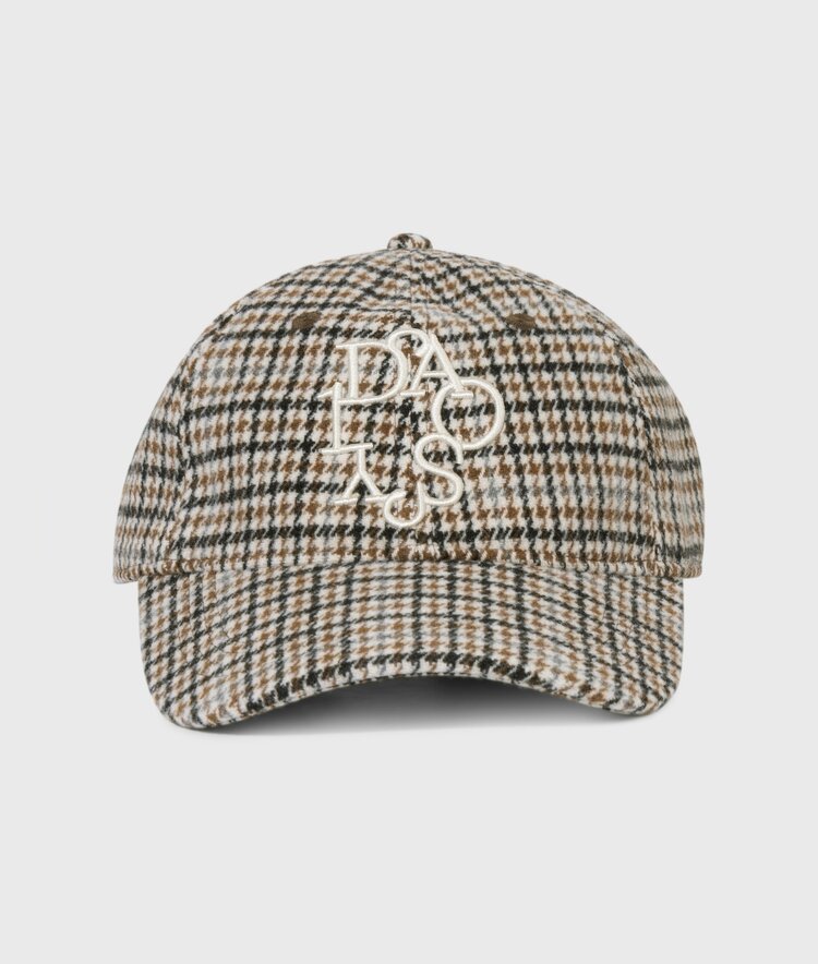 10DAYS Wool blend check cap champagne 10Days