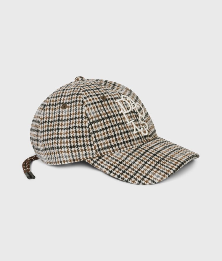 10DAYS Wool blend check cap champagne 10Days