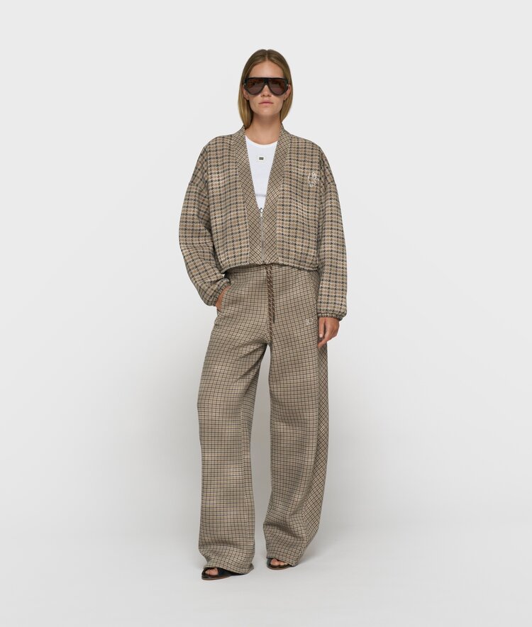 10DAYS Western jogger check champagne 10Days