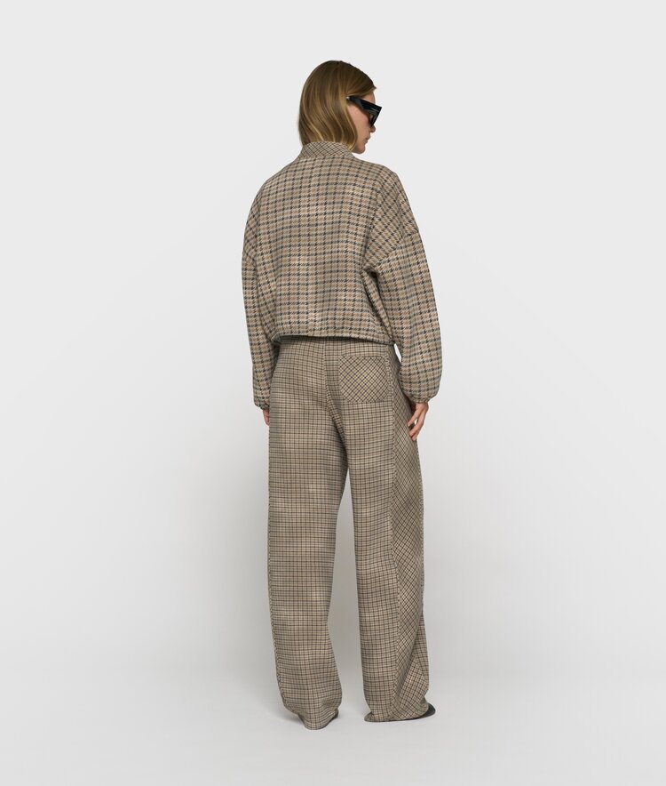 10DAYS Western jogger check champagne 10Days