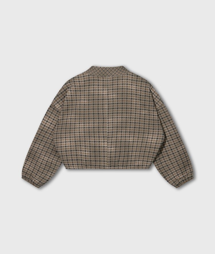 10DAYS Check cardigan champagne 10Days