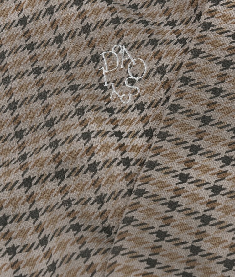 10DAYS Check cardigan champagne 10Days