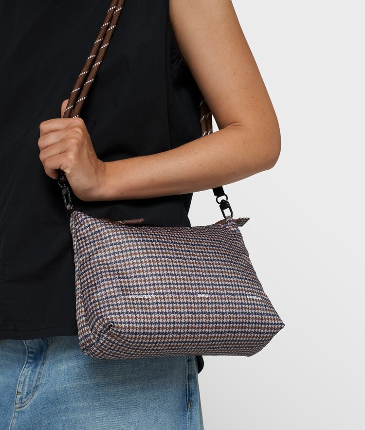 10DAYS Padded mini pouch check champagne 10Days