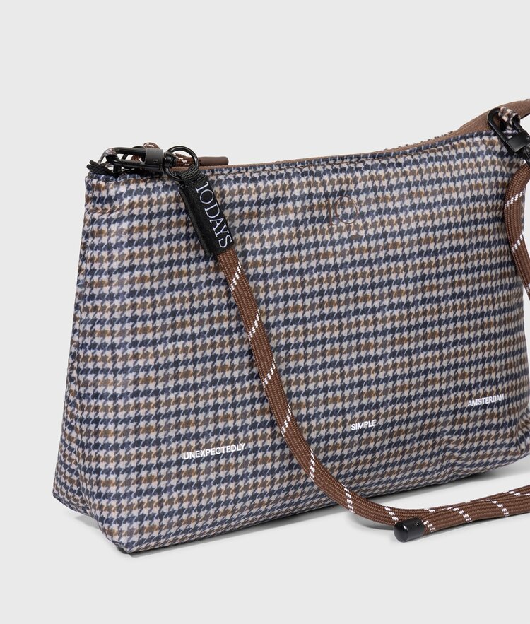 10DAYS Padded mini pouch check champagne 10Days