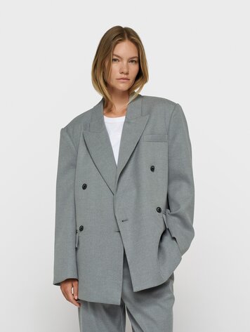 10DAYS Proud blazer light grey melee