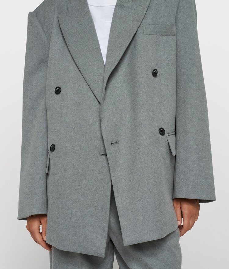 10DAYS Proud blazer light grey melee 10Days