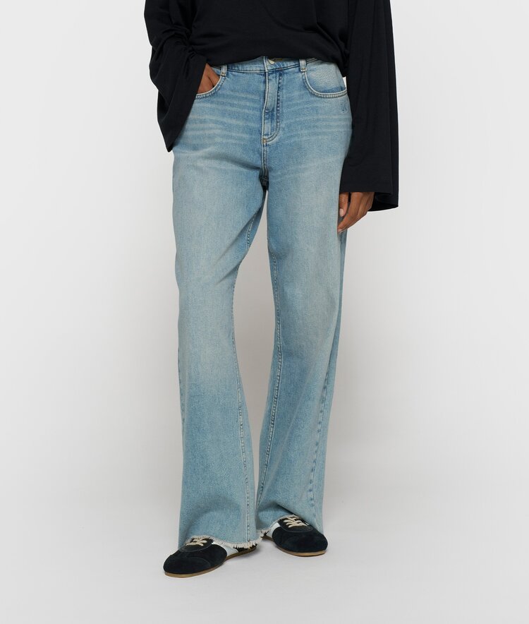 10DAYS Straight leg denim pants blue denim 10Days