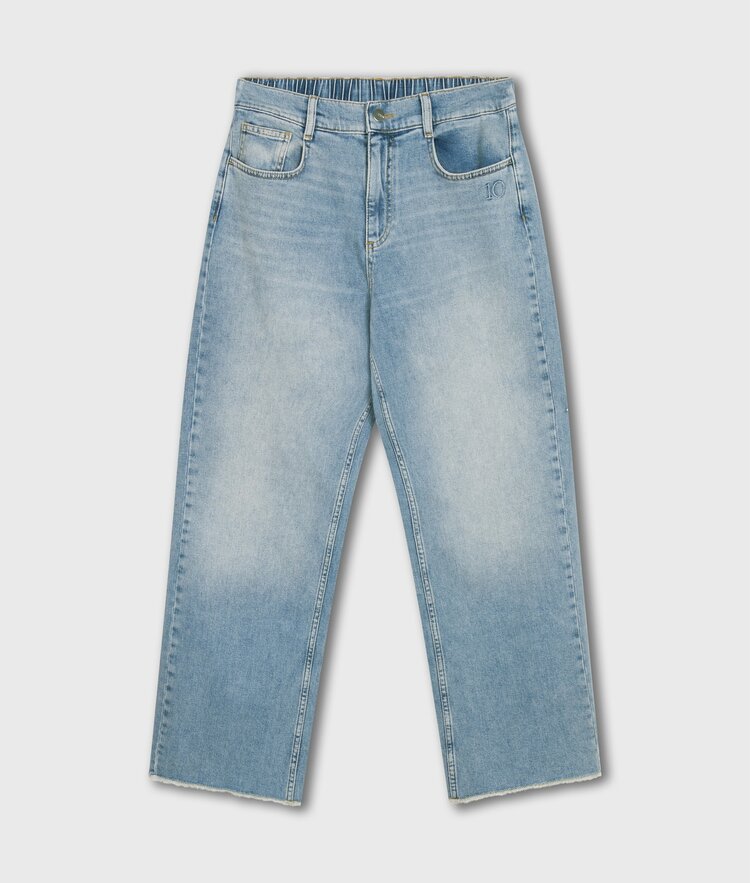 10DAYS Straight leg denim pants blue denim 10Days