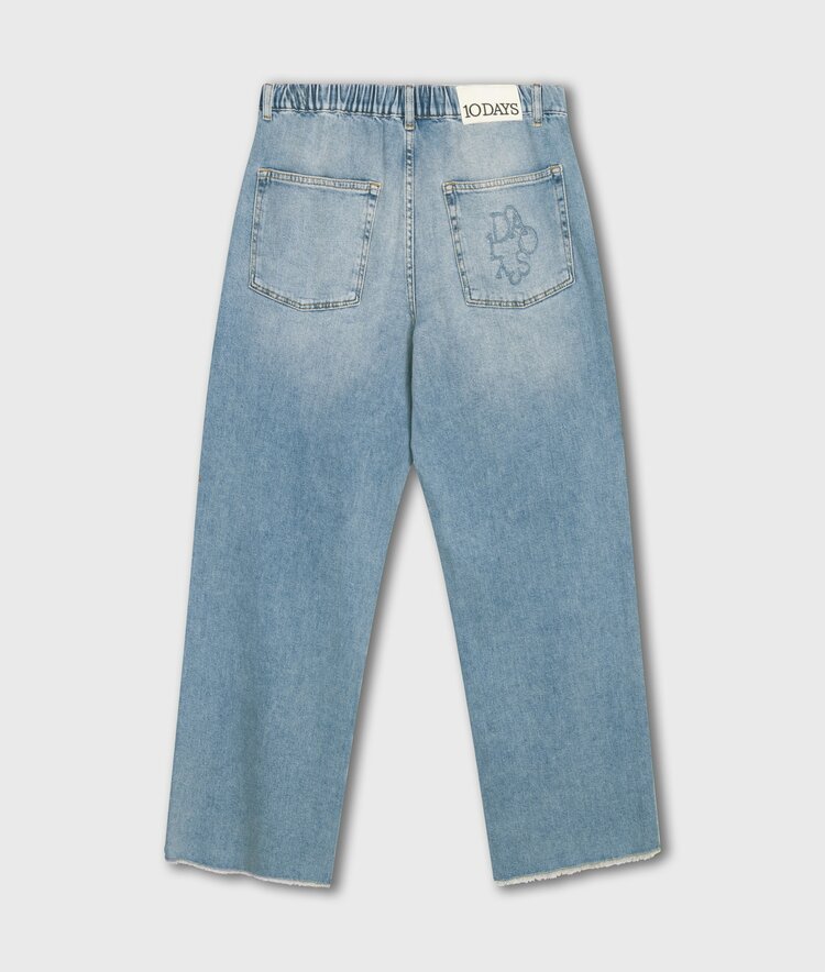 10DAYS Straight leg denim pants blue denim 10Days