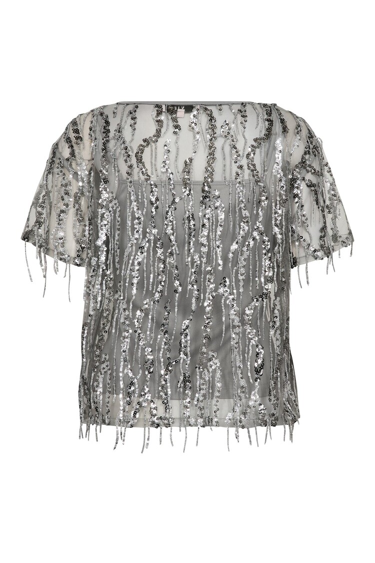 A-View Fenja blouse light grey A-View