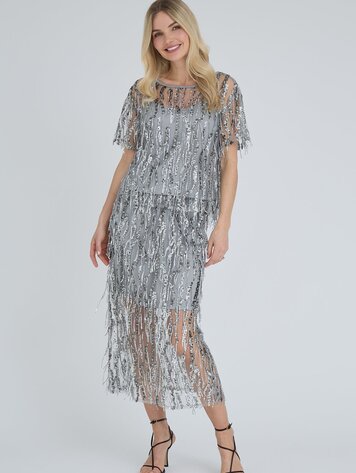 A-View Fenja skirt light grey