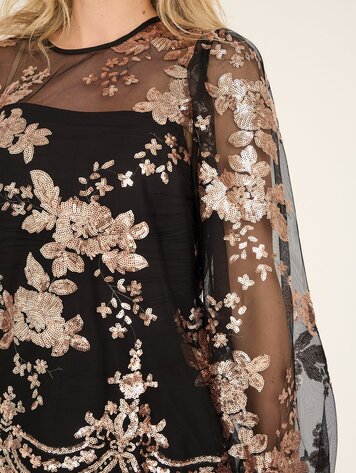 A-View Estelle blouse rose gold
