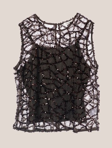 JcSophie Riley top brown sequins