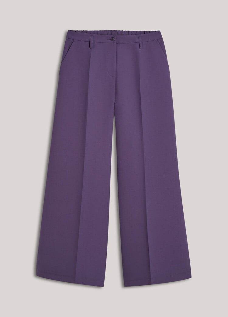 Summum Woman Trousers foam uni deep purple Summum Woman