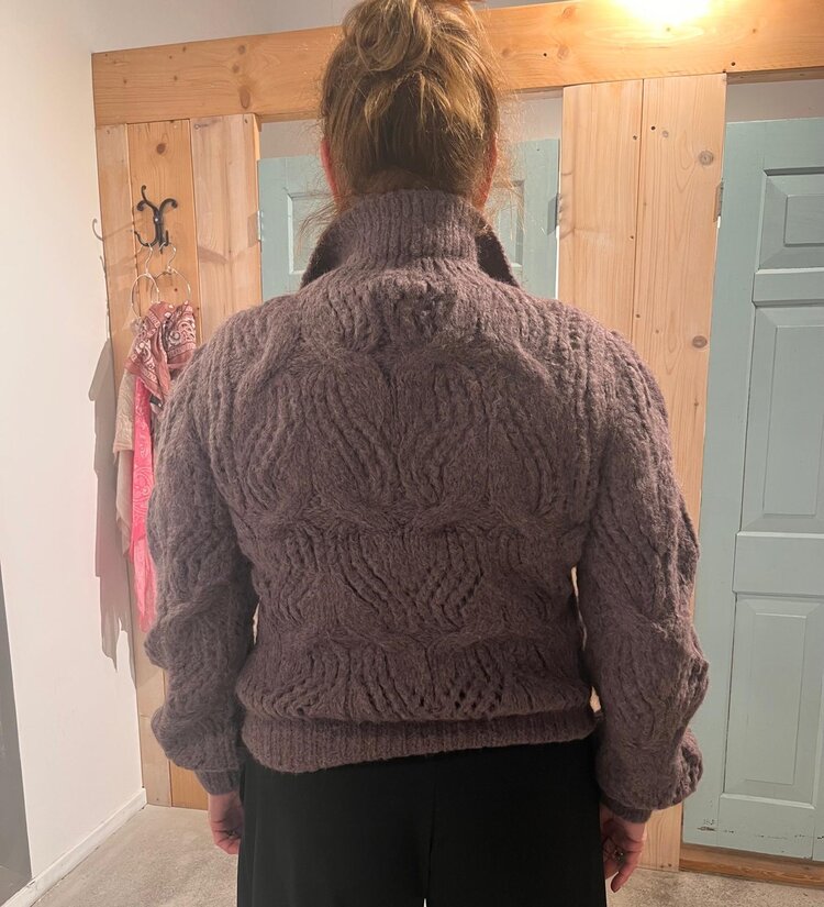 Inti Knitwear Cardigan Mara plum Inti Knitwear