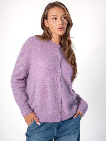 Corel Amsterdam Joan vest mohair knit lilac