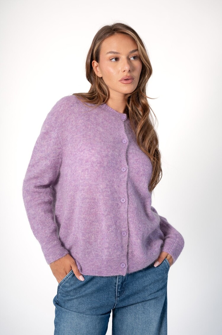 Corel Amsterdam Joan vest mohair knit lilac Corel
