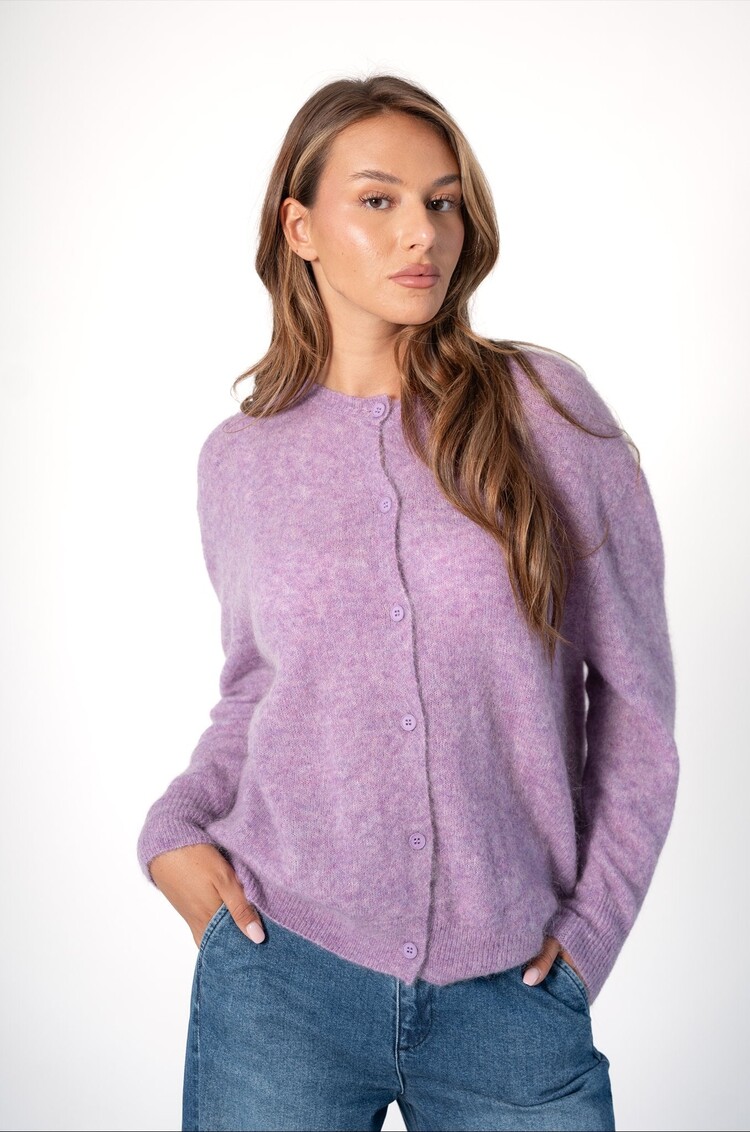 Corel Amsterdam Joan vest mohair knit lilac Corel