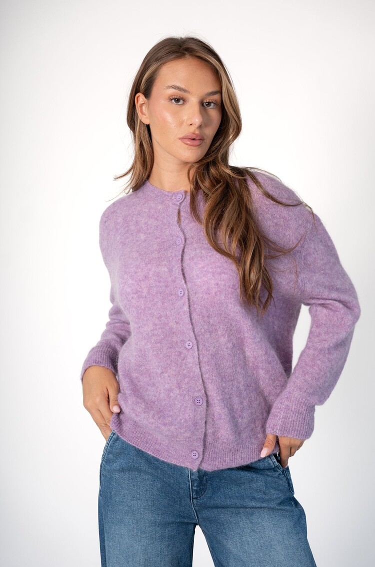 Corel Amsterdam Joan vest mohair knit lilac Corel
