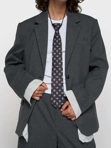 10DAYS Tie paisley black